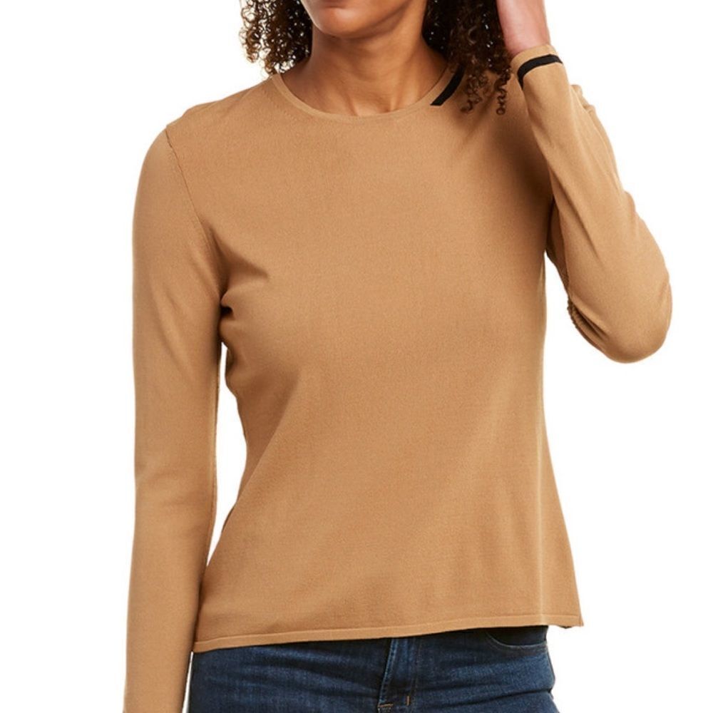 Equipment Sweater Anise Rib Neutral Pullover Knit Sweater New Size Large